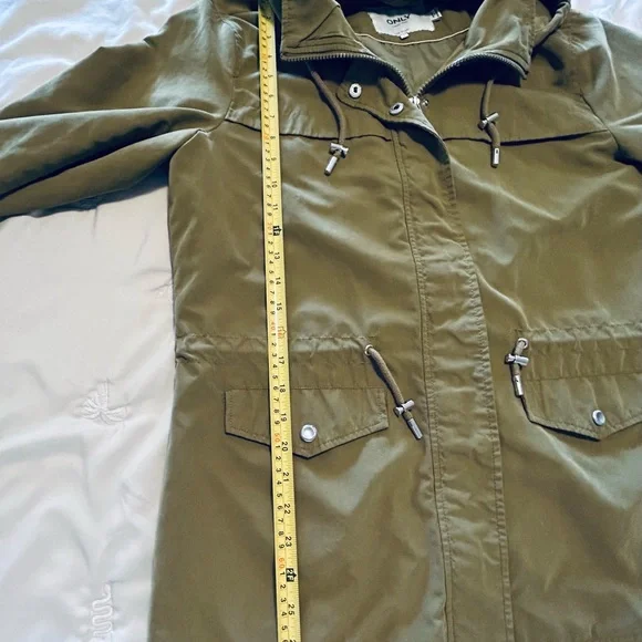 ONLY Women's Army Green Utility Jacket - Picture 10 of 16